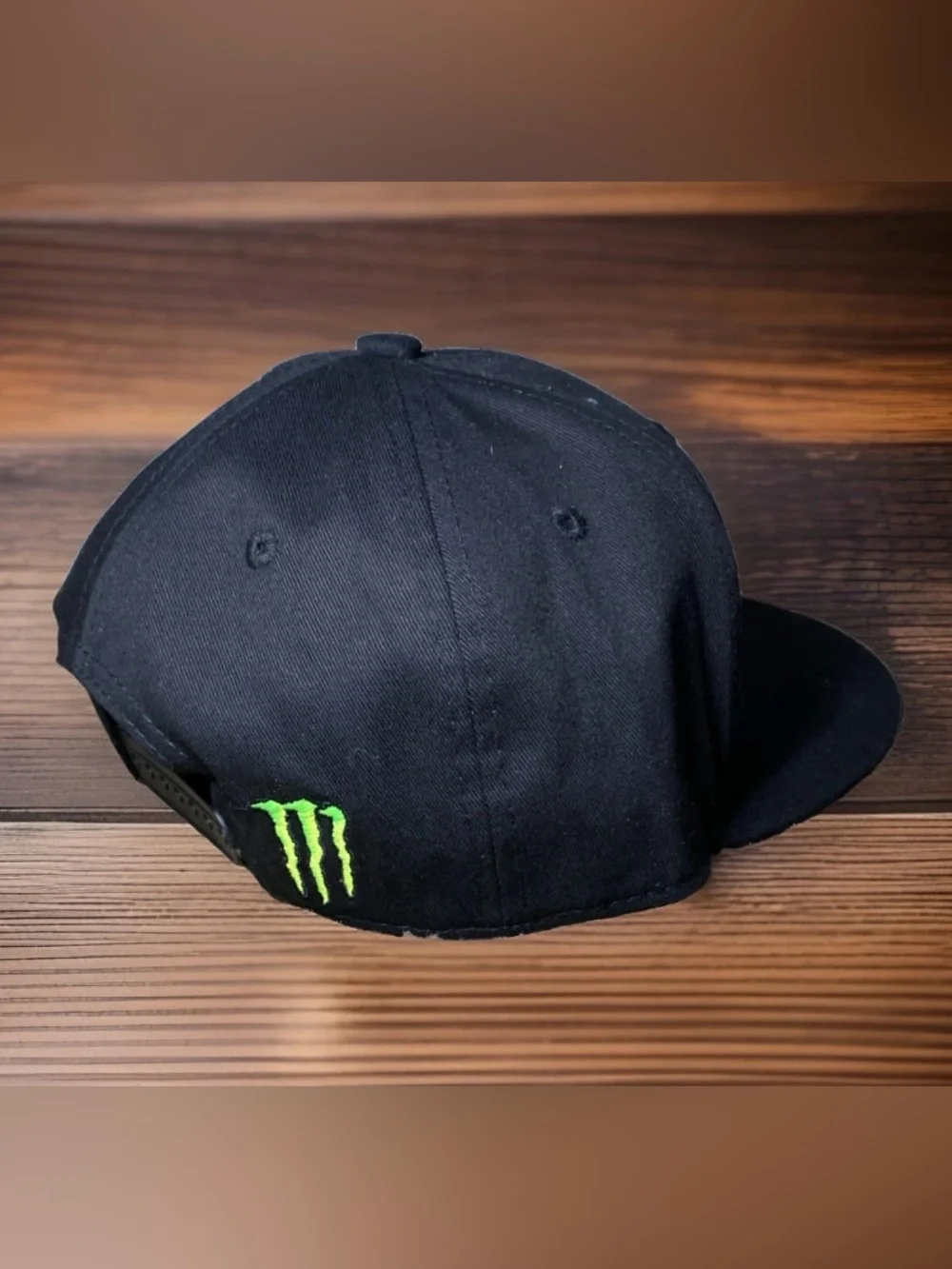 Monster Energy Men's Casual Embroidered Adjustable Flat Brim Baseball Cap Hat